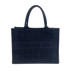 Christian Dior Book Tote Bag Navy Blue